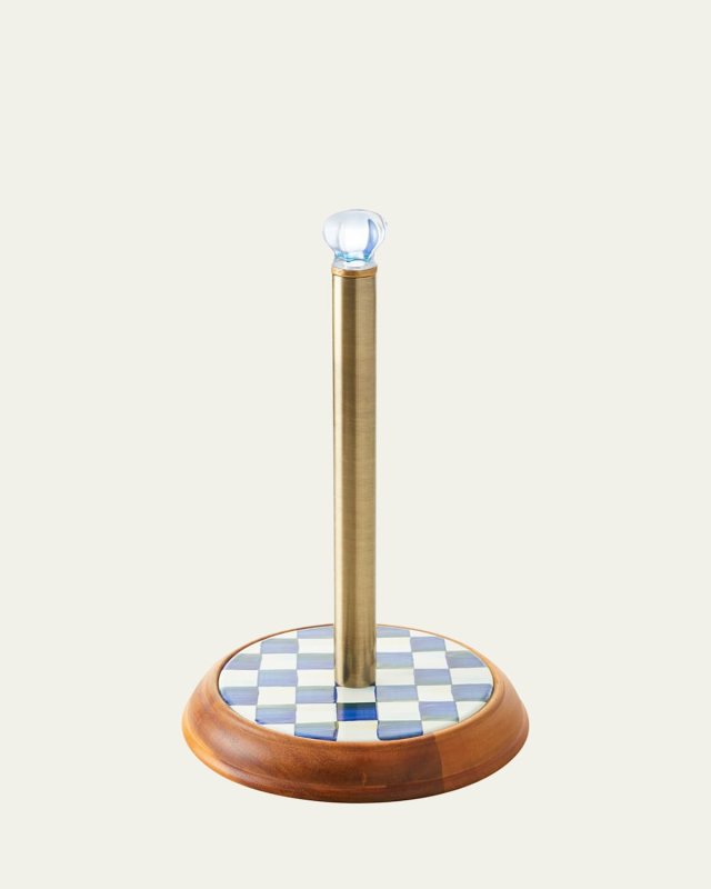 Royal Check Paper Towel Holder